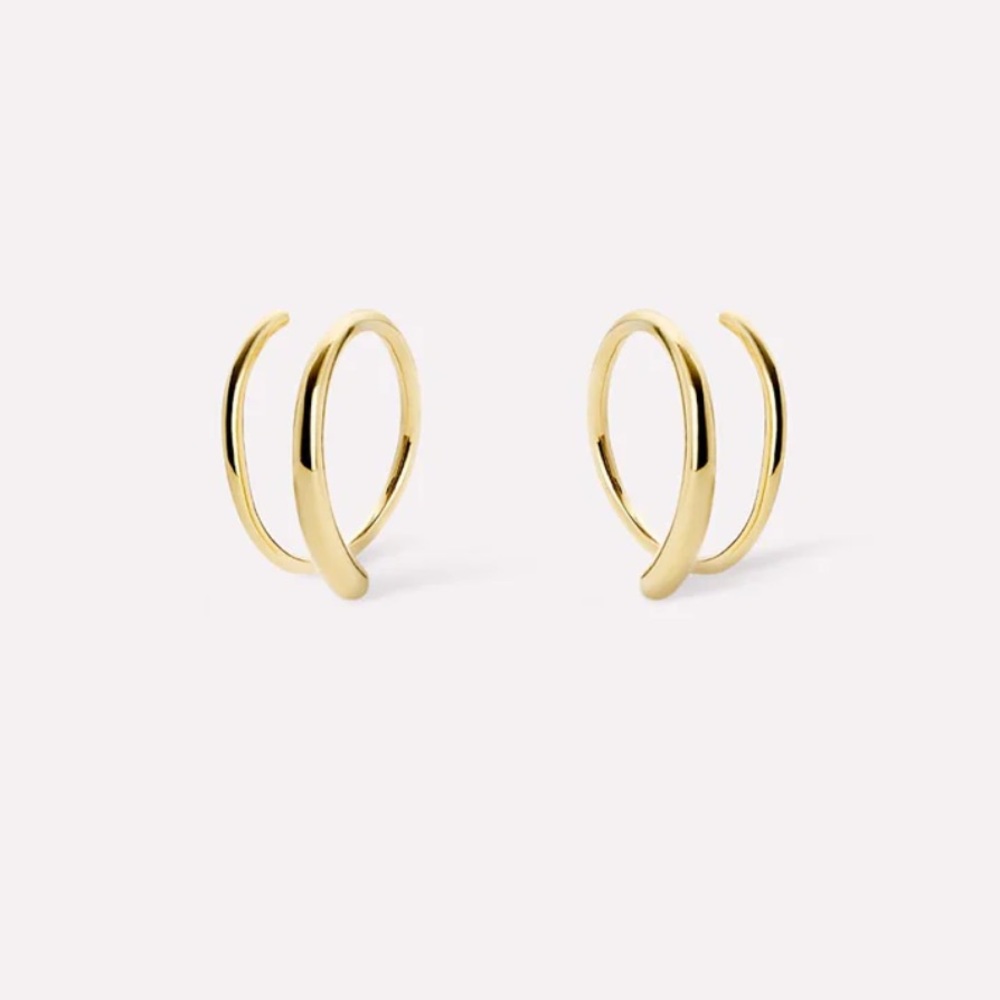 ANA LUISA “Harley” Double Hoop Earrings